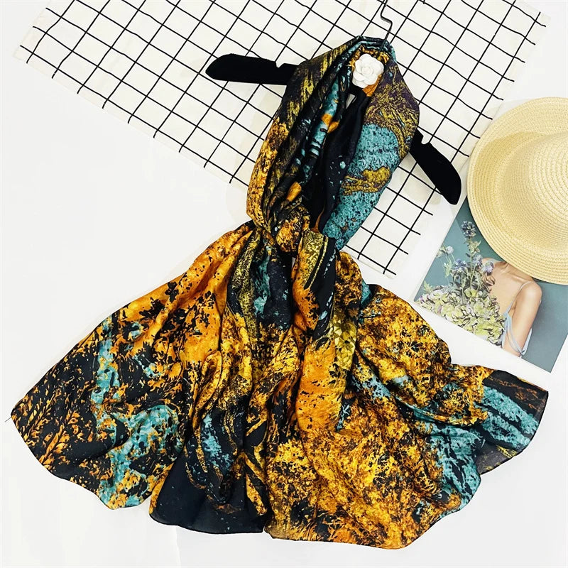 Printed Modal Hijab-Sun Rise