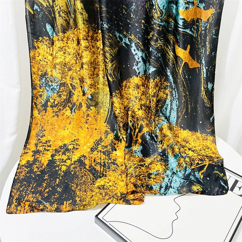 Printed Modal Hijab-Sun Rise